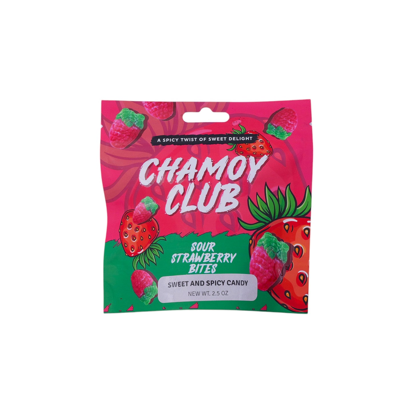 Sour Strawberry Bites 2.5 oz- Chamoy Club