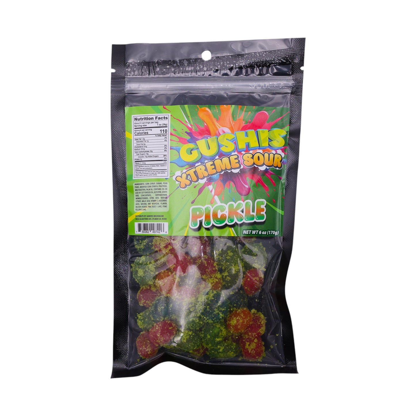Gushis Xtreme sour Pickle -Count 25