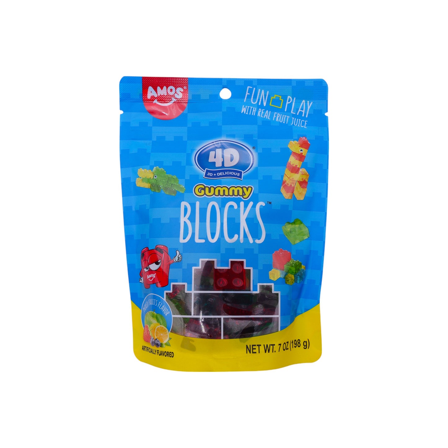 4D Gummy Blocks SUB 7oz- 12 Count