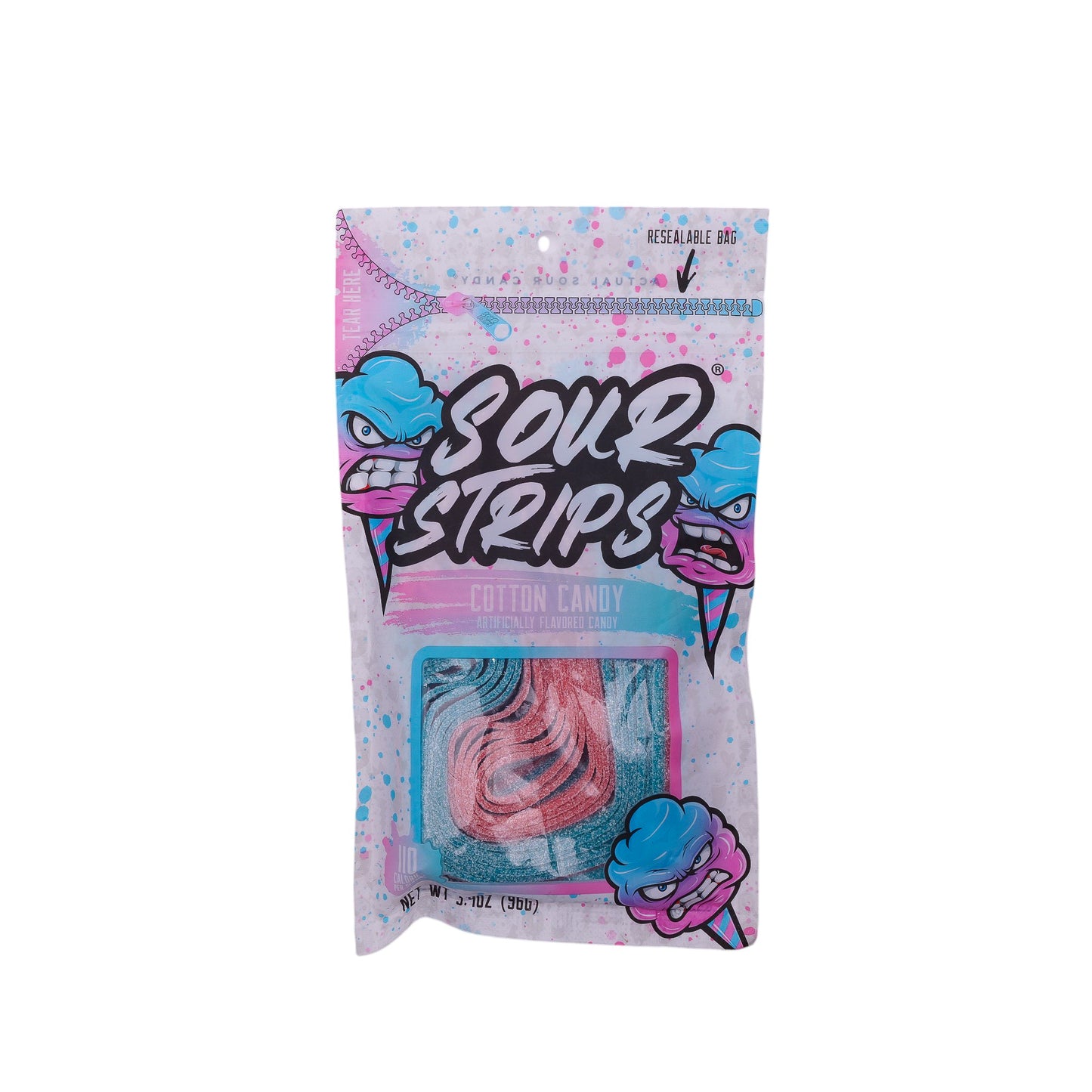 COTTON CANDY- SOUR STRIPS