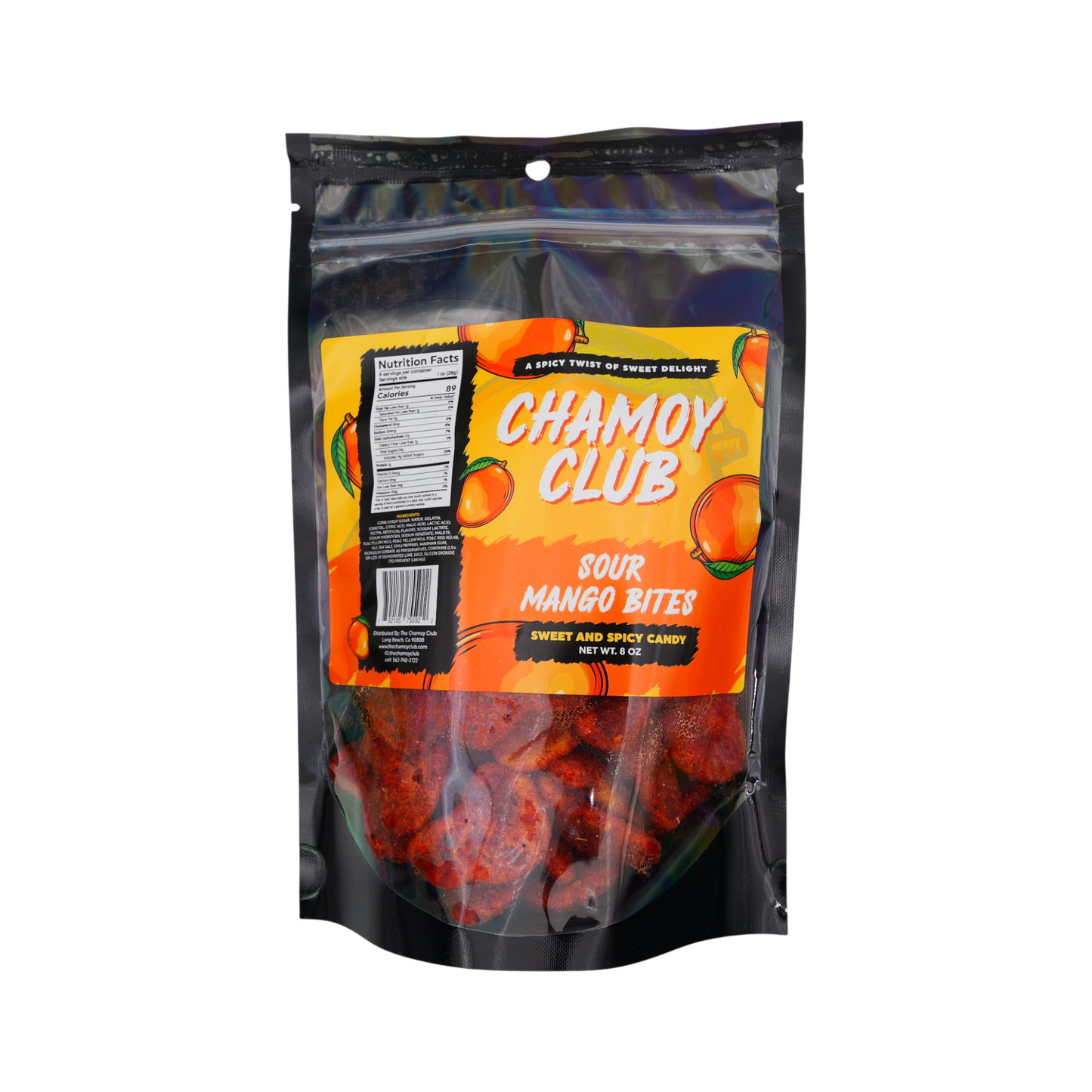 Chamoy Club – Sour Mango Bites 12 Count