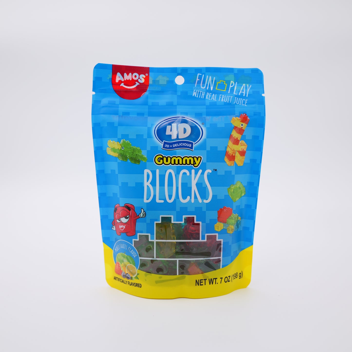 4D Gummy Blocks SUB 7oz- 12 Count