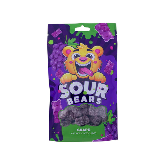 Sour Bears - Juicy Grape Flavor (3.7oz)- 12 Count