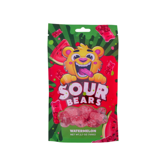 Sour Bears - Watermelon Flavor (3.7oz)- 12 Count
