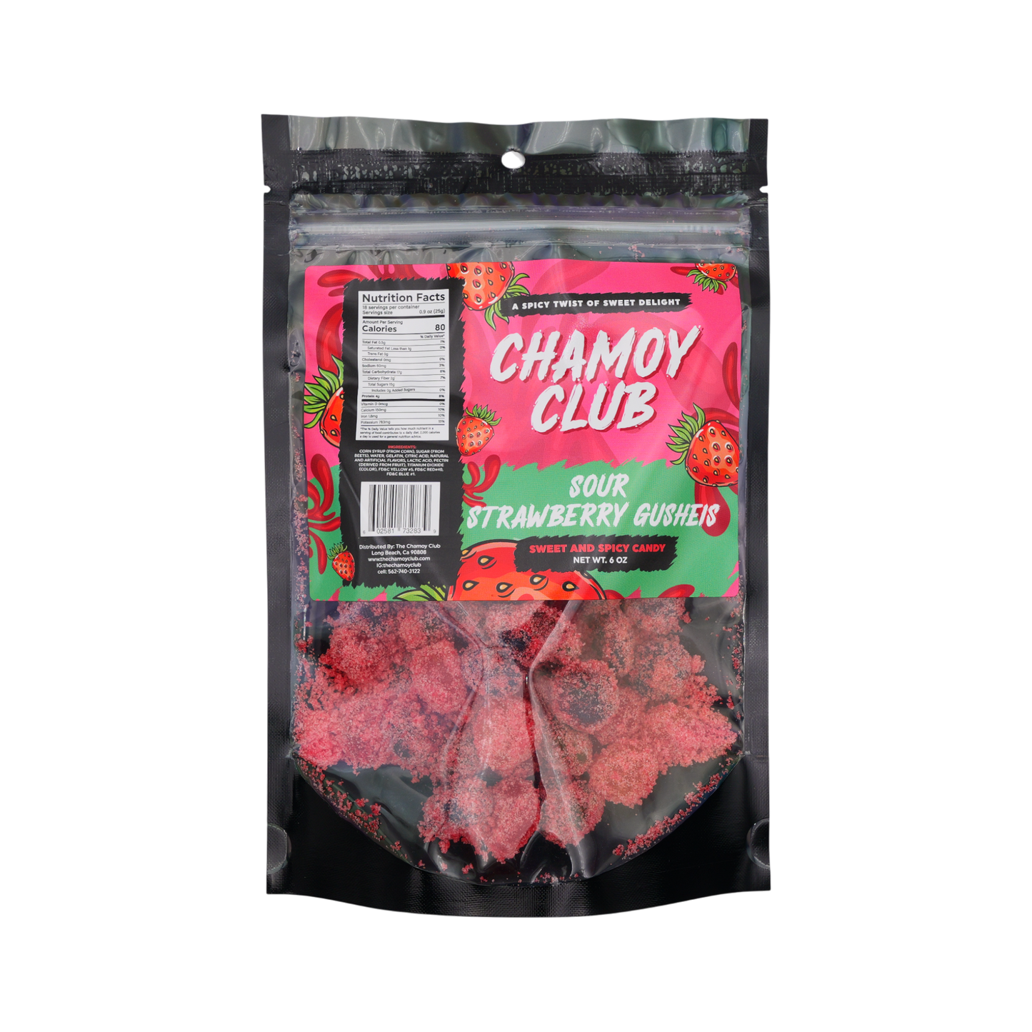 Chamoy Club – Sour Gushies Strawberry (SA)