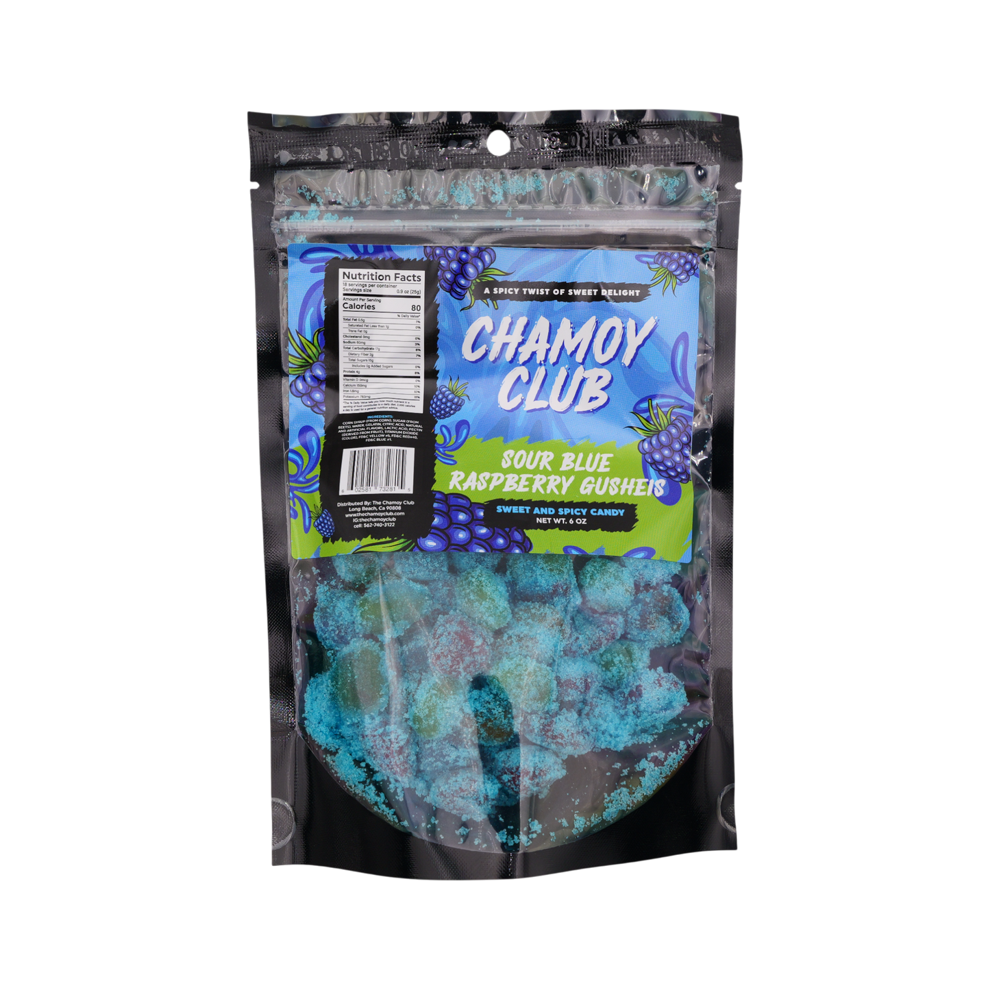 Chamoy Club – Sour Gushies Blue Raspberry (SA)