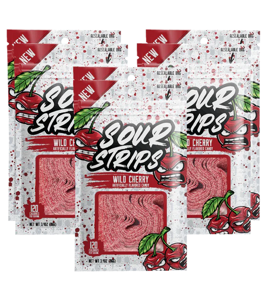 WILD CHERRY- SOUR STRIPS