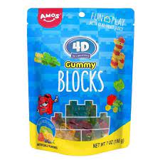 4D Gummy Blocks SUB 7oz- 12 Count